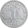 سکه 1 فرانک 1943 دولت ویشی - EF45 - فرانسه