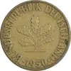 سکه 10 فینیگ 1950G جمهوری فدرال - EF40 - آلمان