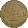 سکه 10 فینیگ 1950J جمهوری فدرال - EF45 - آلمان