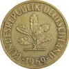 سکه 10 فینیگ 1969D جمهوری فدرال - EF40 - آلمان