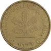 سکه 10 فینیگ 1972F جمهوری فدرال - EF45 - آلمان