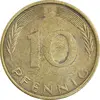 سکه 10 فینیگ 1973F جمهوری فدرال - EF45 - آلمان