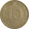 سکه 10 فینیگ 1973F جمهوری فدرال - AU50 - آلمان