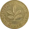 سکه 10 فینیگ 1991J جمهوری فدرال - EF45 - آلمان