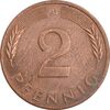 سکه 2 فینیگ 1984G جمهوری فدرال - EF45 - آلمان