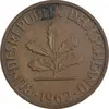 سکه 2 فینیگ 1962G جمهوری فدرال - EF45 - آلمان