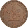 سکه 1 فینیگ 1974D جمهوری فدرال - EF45 - آلمان