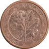 سکه 1 یورو سنت 2002J جمهوری فدرال - EF45 - آلمان