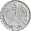 سکه 1 ریال 1313/0 - سورشارژ تاریخ - MS62 - رضا شاه