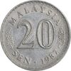 سکه 20 سن 1987 پادشاهی انتخابی - EF45 - مالزی سکه 20 سن 1987 پادشاهی انتخابی - EF45 - مالزی
