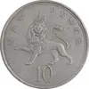 سکه 10 نیو پنس 1968 الیزابت دوم - EF40 - انگلستان