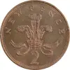 سکه 2 نیو پنس 1971 الیزابت دوم - AU58 - انگلستان