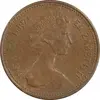 سکه 1 نیو پنی 1974 الیزابت دوم - AU55 - انگلستان