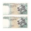 اسکناس 20 فرانک 1964 بودئون یکم - جفت - UNC64 - بلژیک