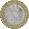 سکه 1 یورو 2002 جمهوری فدرال - EF45 - آلمان