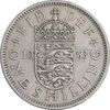 سکه 1 شیلینگ 1953 الیزابت دوم - سپر انگلیس - EF40 - انگلستان