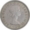 سکه 1 شیلینگ 1956 الیزابت دوم - سپر انگلیس - AU50 - انگلستان