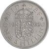 سکه 1 شیلینگ 1962 الیزابت دوم - سپر انگلیس - AU50 - انگلستان