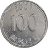 سکه 100 وون 2007 جمهوری - EF45 - کره جنوبی