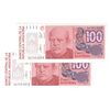 اسکناس 100 آئوسترال بدون تاریخ (1989-1990) جمهوری فدرال - REDP, JGF	 - جفت - UNC64 - آرژانتین