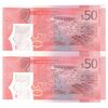اسکناس 50 دلار 2022 الیزابت دوم - جفت - UNC65 - جامائیکا