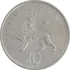 سکه 10 نیو پنس 1976 الیزابت دوم - EF45 - انگلستان