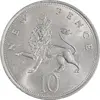 سکه 10 نیو پنس 1969 الیزابت دوم - MS61 - انگلستان