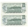 اسکناس 1 دلار 1973 الیزابت دوم - جفت - UNC64 - کانادا