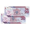 اسکناس 20 دلار 2020 جمهوری - جفت - UNC65 - ترینیداد و توباگو