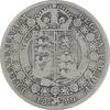 سکه 1/2 کرون 1889 ویکتوریا - VF25 - انگلستان