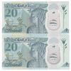 اسکناس 20 پوند بدون تاریخ (2023) جمهوری عربی - حسن عبدالله - جفت - UNC64 - مصر