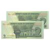 اسکناس 2 دلار 2019 جمهوری - جفت - UNC64 - زیمبابوه