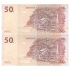 اسکناس 50 فرانک 2022 جمهوری دموکراتیک - جفت - UNC65 - کنگو