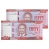 اسکناس 50 دلار 2022 جمهوری - جفت - UNC63 - لیبریا