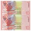 اسکناس 10 دوبرا 2020 جمهوری دموکراتیک - جفت - UNC63 - سائوتومه و پرنسیپ
