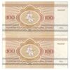 اسکناس 100 روبل 1992 جمهوری - جفت - UNC65 - بلاروس