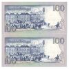 اسکناس 100 اسکودو 1981 جمهوری سوم - MJN, MMMMSB - جفت - UNC63 - پرتغال
