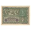 اسکناس 50 مارک 1919 جمهوری وایمار - تک - EF40 - آلمان