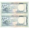 اسکناس 1000 فرانک 1988 جمهوری - جفت - UNC62 - رواندا