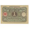 اسکناس 1 مارک 1920 جمهوری وایمار - تک - UNC64 - آلمان
