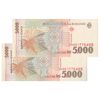 اسکناس 5000 لئو 1998 جمهوری - جفت - UNC65 - رومانی