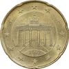 سکه 20 یورو سنت 2002D جمهوری فدرال - MS62 - آلمان