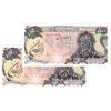 اسکناس 500 ریال سورشارژی (یگانه - خوش کیش) مهر جمهوری - جفت - UNC63 - جمهوری اسلامی