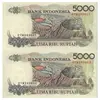 اسکناس 5000 روپیه 1992 جمهوری - جفت - UNC63 - اندونزی