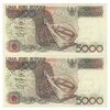 اسکناس 5000 روپیه 1992 جمهوری - جفت - UNC63 - اندونزی