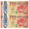 اسکناس 100 سنت بدون تاریخ (2023) جمهوری - سال قمری چینی اژدها - جفت - UNC66 - فیجی