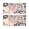 اسکناس 500 ریال (انصاری - مهران) - جفت - UNC61 - محمد رضا شاه