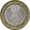 سکه 1 یورو 2002G جمهوری فدرال - MS61 - آلمان