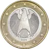 سکه 1 یورو 2002D جمهوری فدرال - AU58 - آلمان