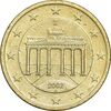 سکه 50 یورو سنت 2002A جمهوری فدرال - AU50 - آلمان